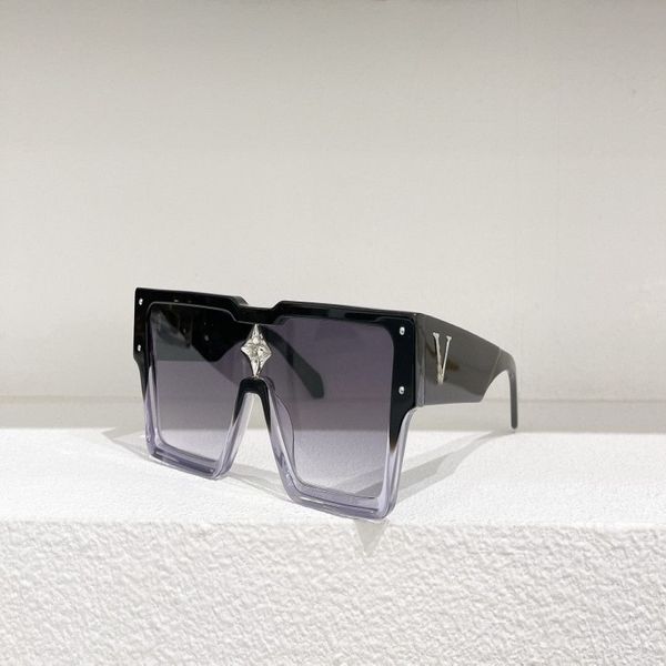 Sonnenbrille für Mann Frau Unisex Designer Goggle Beach Cyclone Sport Maske Sonnenbrille Schwarz Millionäre Quadratisches Design UV400 mit Bo289y