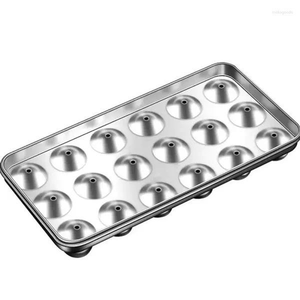 Moldes de cozimento bandeja de gelo molde hóquei produção casa e barra fácil desmoldagem 304 aço inoxidável atacado acessórios de cozinha criativo