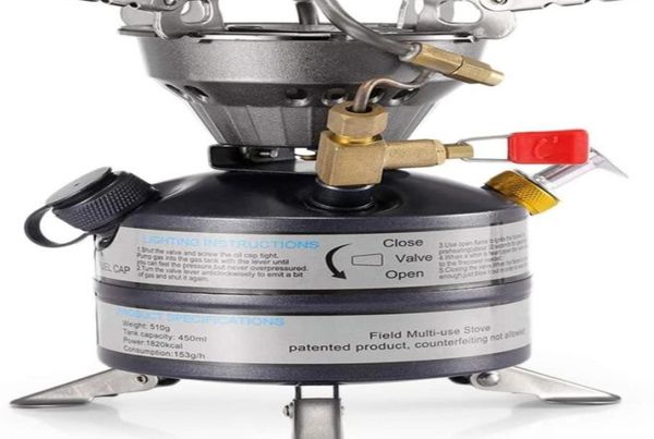 Leve portátil mini queimador gasolina diesel querosene brs12a integrado multicombustível acampamento cozinhar fogão6983649