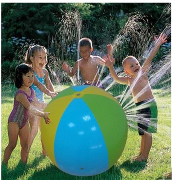 Pallone gonfiabile per acqua da spiaggia Sprinkler per esterni Palloncino gonfiabile per spruzzo d'acqua estivo all'aperto Gioca in acqua Pallone da spiaggia 10 pezzi 304017577