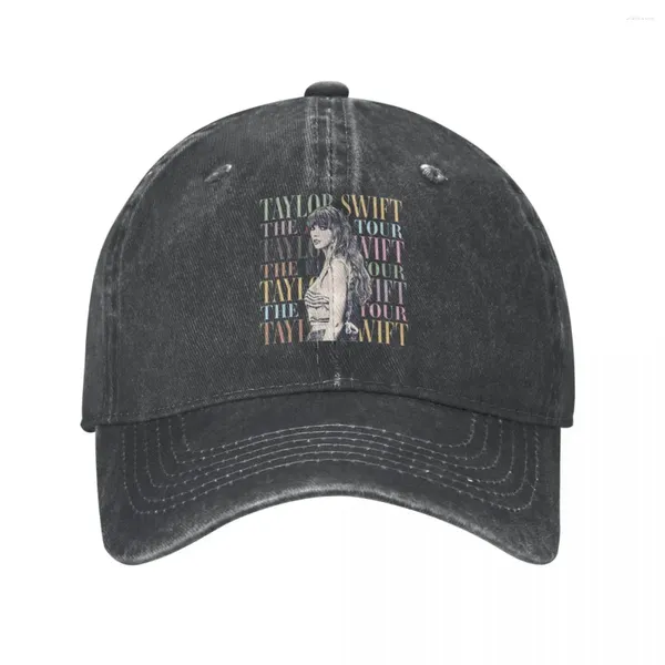 Cappellini da baseball The Eras Tour Uomo Donna Cappello da baseball in cotone invecchiato Cappellino snapback da viaggio vintage per tutte le stagioni