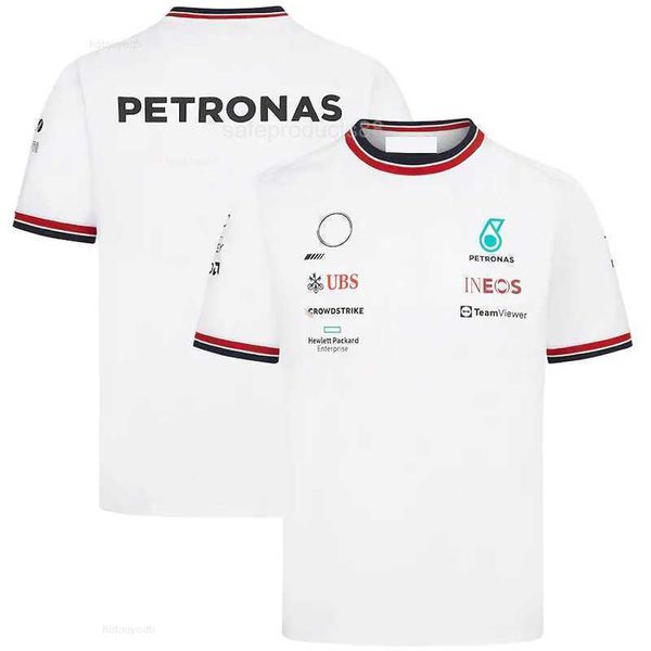 T-shirt da uomo per Mercedes Benz Racing Team Keto F1 am Stagione 2024 Petronas Motorsport Uomo traspirante Casual T-shirt a maniche corte Estate g
