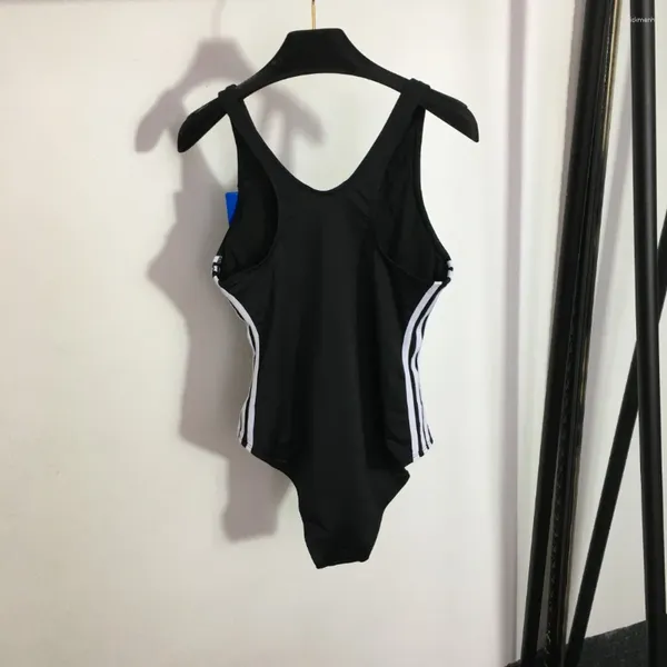 Mulheres de banho de uma peça preto maiô de alta qualidade marca esportes emagrecimento bodysuit verão praia maiô