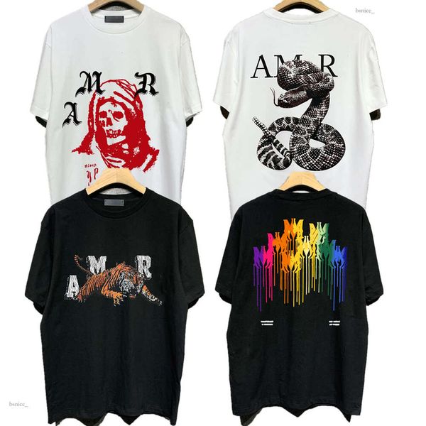 Mens T Shirt Tasarımcı Tişört Giysileri Erkekler Tshirt Sports Giyim Tshirts Pamuk Sokak Graffitir High Street Hipster Gevşek Takım Artı Boyutu Rahat Fit Üst Tees 833