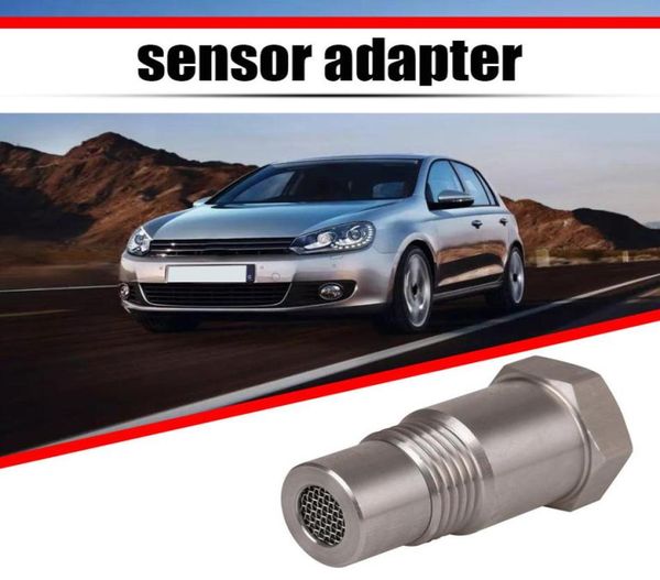 Carro cel fix sensor de oxigênio verificação motor luz eliminador o2 sensor escudo protetor plug adaptador m18 x 15 acessórios do carro 9720999