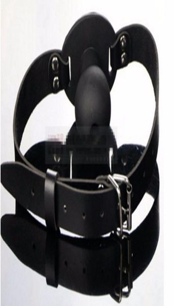 Bdsm fetiche preto boca plug bola mordaça cabeça bondage cinto em jogos adultos para casais porno produtos sexuais brinquedos para mulheres e homens gay8761171