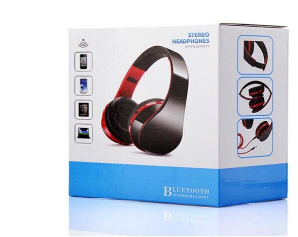 Cuffie Bluetooth senza fili Cuffie da gioco Scheda di supporto musicale stereo Scheda TF con microfono Fascia pieghevole Cuffie da studio Migliore 5425338