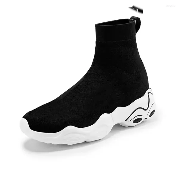 Stiefel Größe 38 Strickblau Herrenstiefel Schuhe für Männer Boty Man Sneakers Sport Teniz Loffers Sapatilla Celebrity Niedriges Angebot