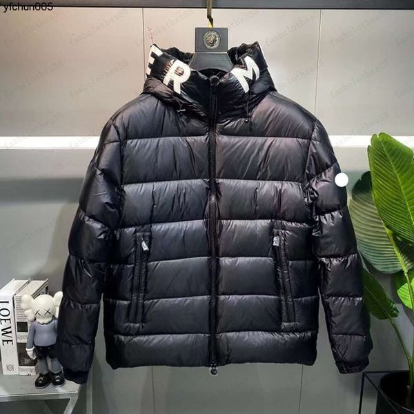 Designer Uomo Inverno Salzman Piumini Parka Giacca a vento leggera Felpa con cappuccio Nero Bianco Piumino Capispalla Uomo Italia Lusso italiano Wmlo