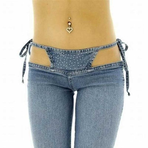 Damen-Jeans, hochwertige, personalisierte Damen-Jeans, ultradünn und mit super Taille, Bikini-Jeans, modische Kleidhose, bequeme Flammenhose J240306