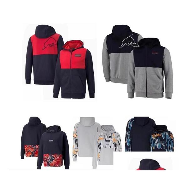 Мотоциклетная одежда F1 Racing Hoodie Весенне-осенняя командная толстовка в одном стиле по индивидуальному заказу Прямая доставка Автомобили Мотоциклы Moto Dhmvo