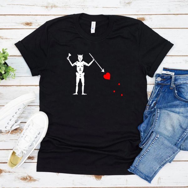 T-shirt Jolly Roger Pirata Bandiera di Barbanera Tshirt Edward Teach TShirt La nostra bandiera significa morte Tshirt Tops Manica corta Graphic Tee