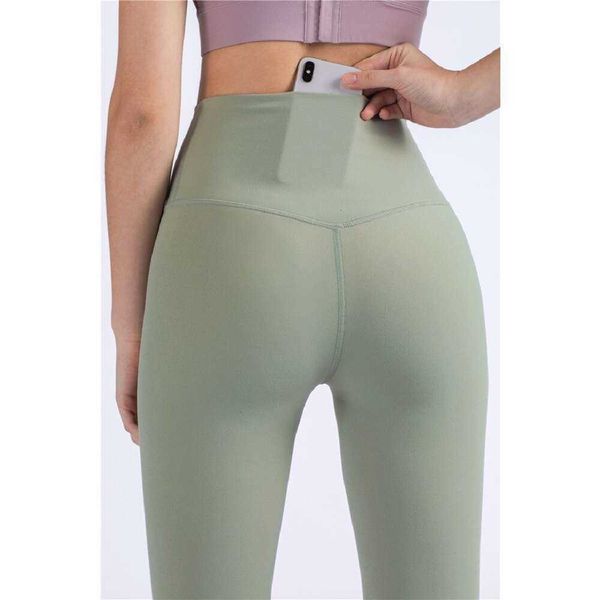 Lu Autunno Inverno collant rete rossa alla moda Pantaloni da yoga elasticizzati magri da corsa addominale a vita alta indossano leggings esterni da donna Pantaloni da yoga traspiranti e comodi