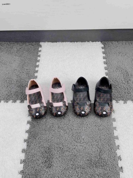 Designer popular sapatos de criança em forma de urso design bebê princesa sapatos tamanho 21-25 crianças prewalker caixa embalagem meninas primeiros caminhantes 24mar