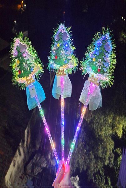 LED Light Sticks Brinquedos Luminosos Fluorescentes Estrelas Acendem Borboleta Princesa Fada Varinha Mágica Fontes de Festa Aniversário Natal Gi2186019