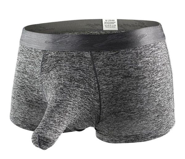 Cuecas sexy moda homens u convexo pênis tubo boxers homem bolsa elefante jockstrap roupa interior gay masculino sheer engraçado shorts calcinha6536460