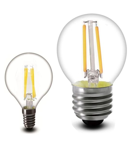 2w 4 6 8 led lâmpada de filamento luz regulável g45 c35 a60 vidro transparente e27 b22 e14 lâmpada led de 360 graus para indoor3504901