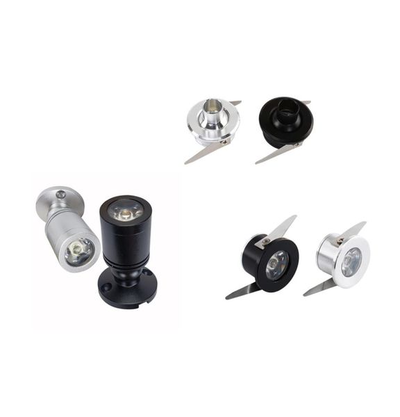 Downlights Mini-LED-Spot-Licht-Kits, Schrank-Puck-Strahler für Küchendisplay, Theke, Schmuck, Schrank, Schrank, Vitrine, 1 W, 12 V7157296