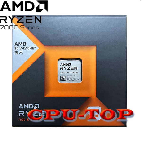 НОВЫЙ AMD Ryzen 9 7950X3D BOX R9 7950X3D BOX 4,2 ГГц 16-ядерный 32-поточный процессор 5NM 128M 100-100000908 Разъем AM5 Без вентилятора