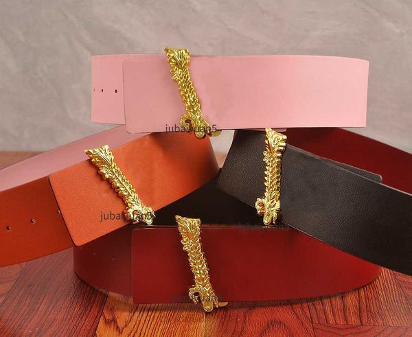 Cinture Designer di lusso Donna Abito classico vintage Decorazione Cintura larga 7 cm Cintura in pelle di vacchetta di alta qualità Può essere come regalo di San Valentino di Natale 6swp