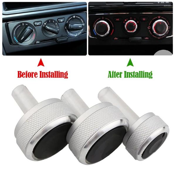 Acessórios interiores botão de ar condicionado do carro interruptor ac botão controle calor para volkswagen vw golf4 golf 4 mk4 passat b5 bora