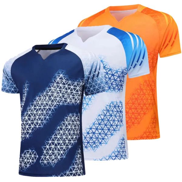T-shirt 2021 Nuovo tavolo Maglie da tennis per uomini Domani bambini Ping pong magliette da ping-ping camicie sportive sport magliette a secco rapido