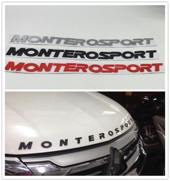 Distintivo dell'emblema del logo del cofano anteriore per Mitsubishi Pajero Montero Sport Monterosport Suv269z7538279
