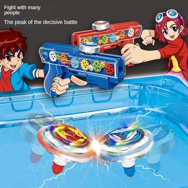 Aanime Beyblade Trottola in metallo luminoso Top giocattolo per bambini Bambini Gun Party Games Novel Boys Girl Interactive Cool Aa 240304