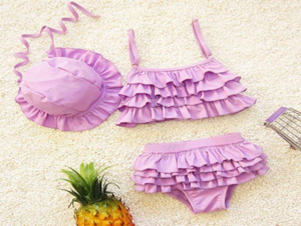 Kinderbadebekleidung Mädchen zweiteiliger Kinderbadeanzug mit Rüschen Meerjungfrauenschwänzen für Kinder Bikini Baby Mädchen kleine Mädchen Badeanzüge6225638