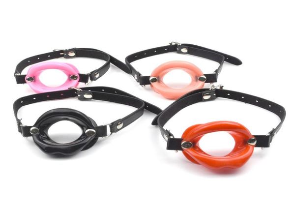 Schiava del sesso BDSM Fetish Labbra in silicone O Ring Bocca aperta Gag Bondage Giocattolo erotico Nuovi giocattoli adulti del sesso per le donne Coppia Gioco di ruolo4073077