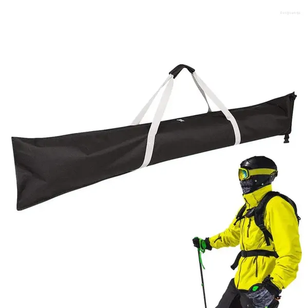 Açık çantalar kayak seyahat çantası su geçirmez organizatör, dişli organizasyonu için tutamaçla taşınabilir kayak arabası