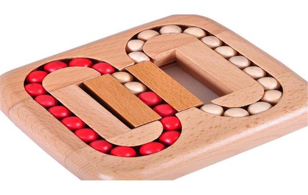 Anspruchsvolles IQ-Holz-Tangram-Puzzle Denkaufgabe für Erwachsene Spielzeug Holzkugel-Labyrinth-Spiel Sudoku-Rätsel Spielspielzeug für Kinder und Erwachsene207826268