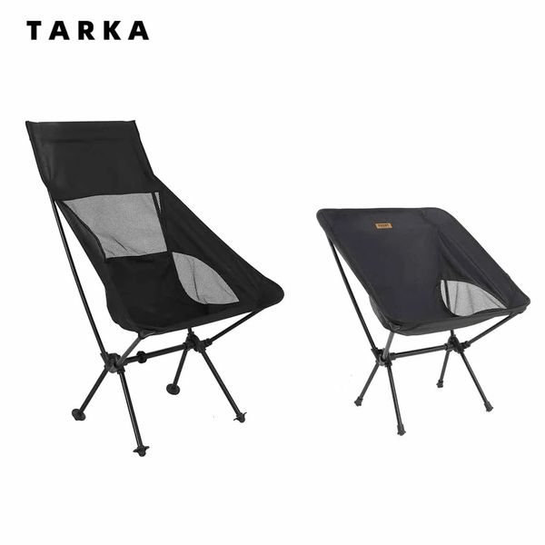 Tarka Katlanabilir Kamp Sandalyeleri Set Hafif Katlanır Sandalye Ultralight Backpacking Ay Sandalyeleri Bahçe Piknik Plajı Balıkçılık 240220