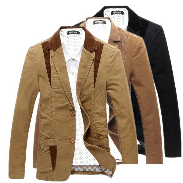 Erkek Suit Blazers Marka Erkekler Sıradan Blazer Tasarımcı Moda Erkek Takım Maskin İnce Fit Giysileri Vetement Homme M6XL Drop D Dhded