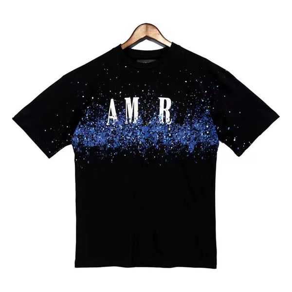 Amirs Fashion футболка дизайнерская футболка Мужские футболки Женские футболки Классические бренды Простой и универсальный маленький вырез Алфавит отличное качество