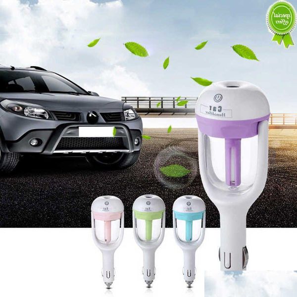 Carro Outros Auto Eletrônicos Novo 12V Steam Mini Purificador de Ar Umidificador Aroma Difusor Óleo Essencial Aromaterapia Mist Maker Pulverizador para Dh15X