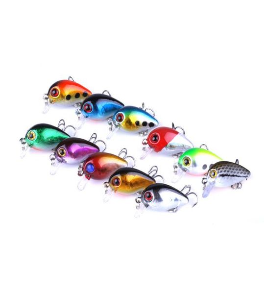 Nuove esche da pesca CB023 3CM 15g 10 Amo triplo Nuoto CRANKBAIT HOOKS 11 pezzi 3686994