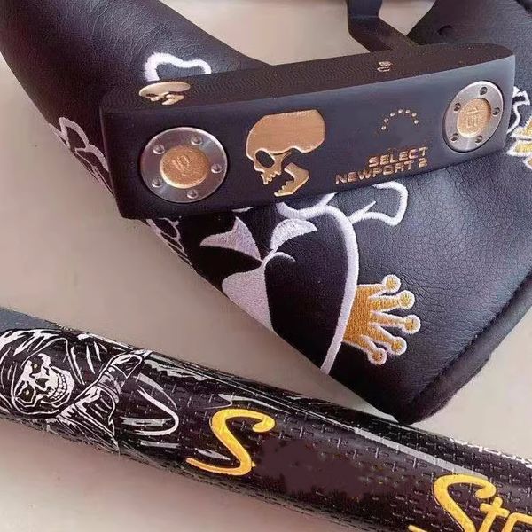 SELECIONE Clubes de Golfe NEWPORT 2 Putters Golden Skull Golf Putters Clubes de Golfe Masculinos de Edição Limitada Deixe-nos uma mensagem para mais detalhes e fotos nd