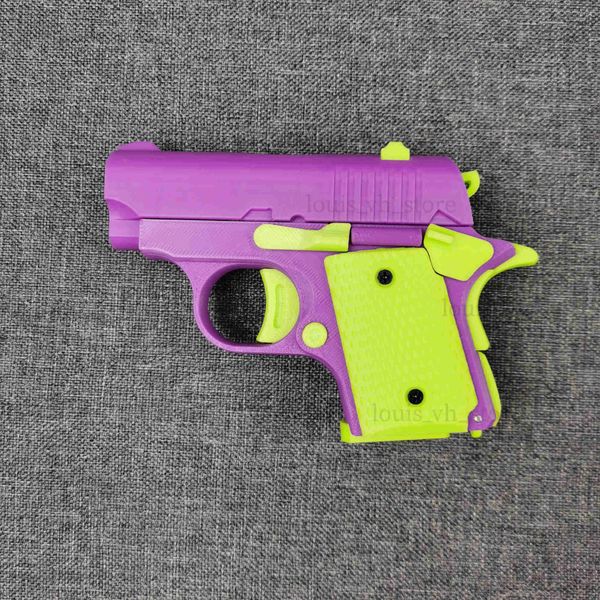 Pistola giocattoli per bambini 1911 Edc modello di pistola giocattolo non può sparare stampa 3D giocattolo agitato per bambini adulti ragazzi regali di compleanno T240309