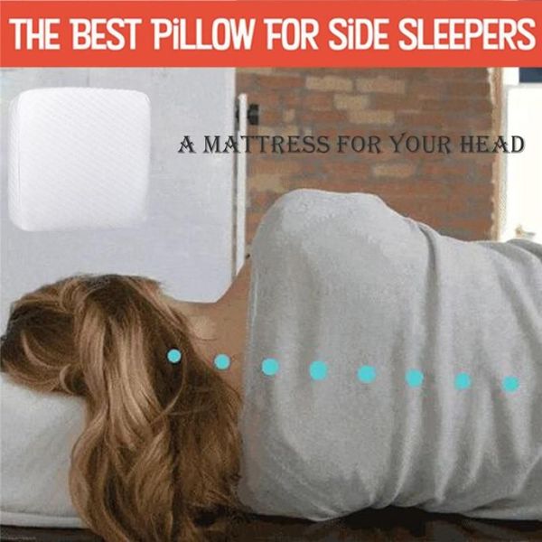 2020 travesseiro de espuma de memória projetado para sua cabeça proteger cubo vertebral almofada macia capa de almofada têxteis para casa gota #07301836