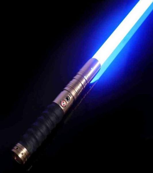 Lgt sabre de luz rgb metal lidar com espada 4 conjuntos som jedi sith luke sabre de luz força fx duelo pesado mudança de cor foc lock up g27644533