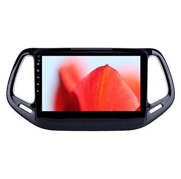 Radio di navigazione GPS per auto Android 90 da 101 pollici per Jeep Compass 2017 con collegamento specchio USB Bluetooth WIFI Supporto DVR OBD28344328