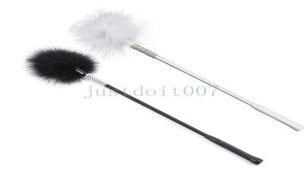 1968quot Long Feather Tickler Flertando Flogger Chicote Paddle Jogo Casal Tease Ball A569666088