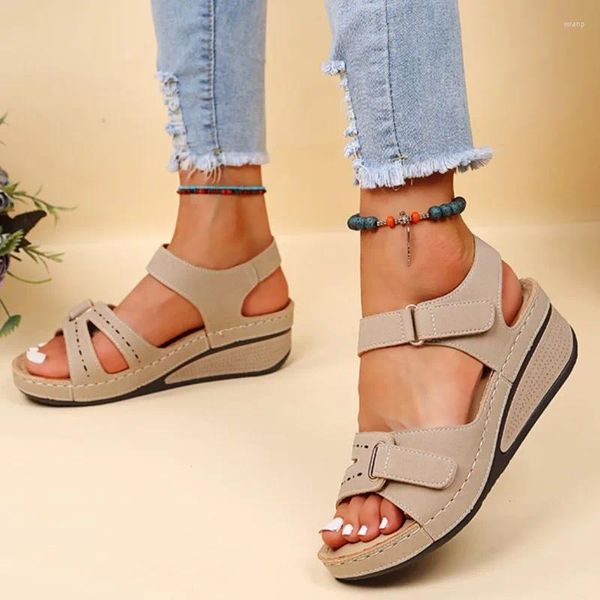 Soft Women Sandals 2024 Обувь 302 Платье женское скольжение на открытом ноже