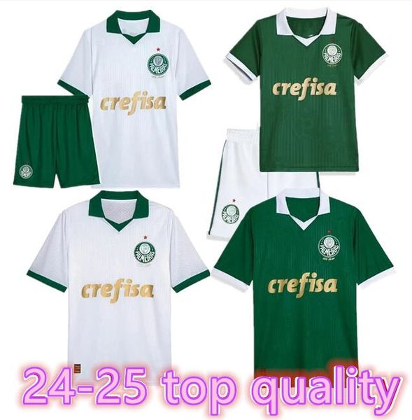 24 25 Palmeiras DUDU Camisas de futebol 2024 Home verde Breno Lopes RONY G.GOMEZ Camisa Away D.Barbosa LUCAS LIMA G.MENINO MINA G.VERON kit infantil uniformes de futebol689