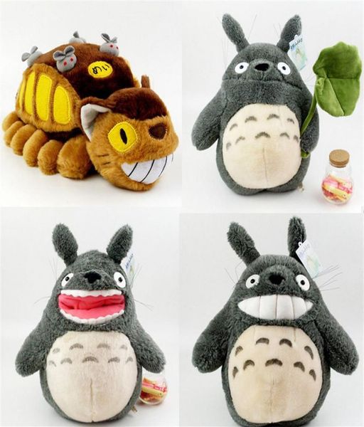 Estúdio Ghibli Meu Vizinho Totoro macio catbus Cat bus Recheado Boneca de Pelúcia Brinquedo Totoro Família Boneca de Pelúcia 201204221F5849055