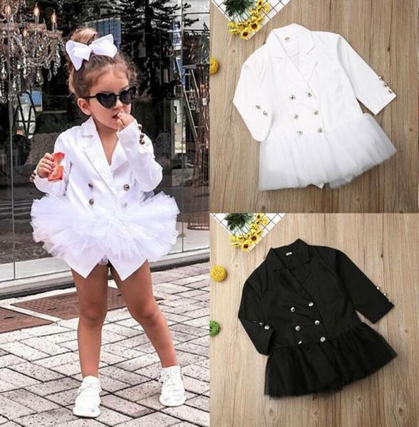 Neue 2020 Mädchen Kinder Jacken Party Formale Chiffon Kleid Anzug Kleidung Mode Prinzessin Kinder Mädchen Mantel Oberbekleidung6953254