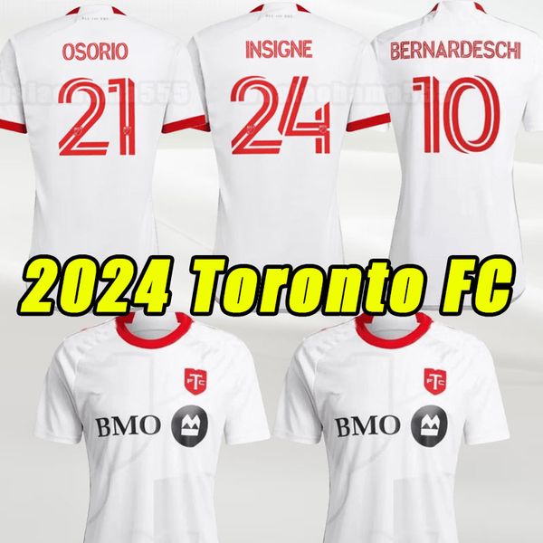 2024 2025 INSIGNE Toronto SOCCER JERSEYS HOME 24 25 MLS Bradley Pozuelo Akinola Osorio Soteldo FUSSBALLuniform T-Shirts SPIELERVERSION Männer Kinder Fans Spielerversion FC