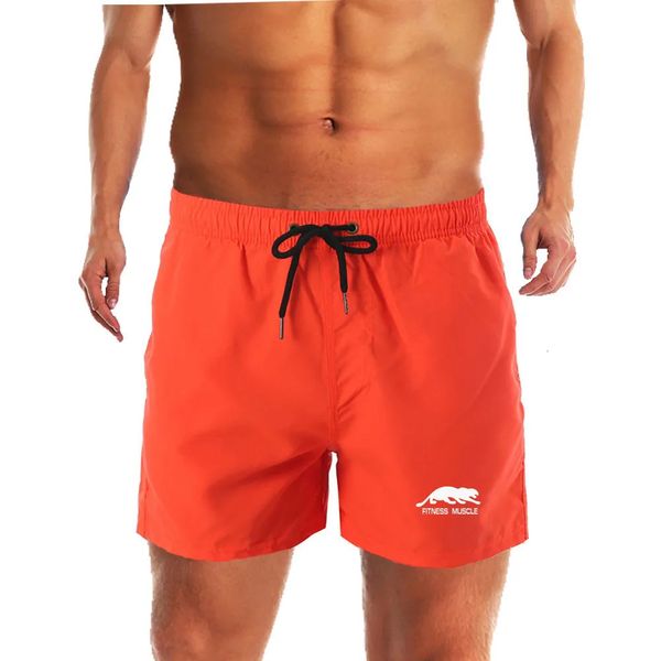 Mens Sexy Maiô Shorts Swimwear Homens Briefs Natação Quick Dry Beach Shorts Swim Trunks Sports Surf Board Shorts com forro 240305