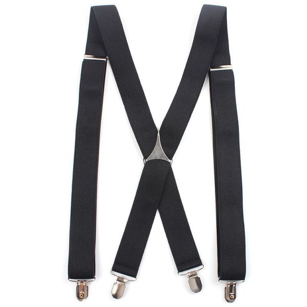 3 5 cm Breite Erwachsene Männer Harness 4 Clip X-typ Gentleman Hosenträger Elastische Doppel Schulter Gurt Hosen Kleidung accessorie290K